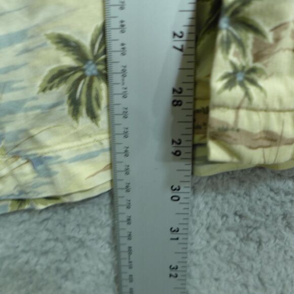 LL Bean All Over Print Hawaiian Shirt Men's Size XXL Tall Rayon Blend 0PD82 - Picture 5 of 8